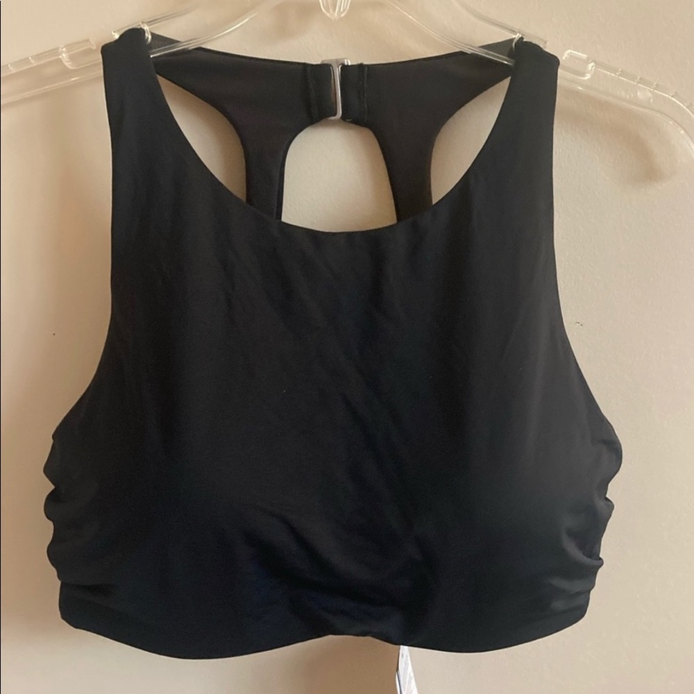 NWT Athleta Maldives High Neck Full Support Bikini Top size 36D/DD